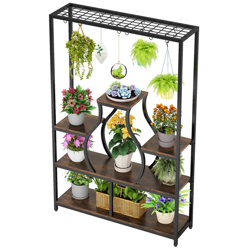 Bonsai Garden Display - Support mural décoratif pour plantes et
