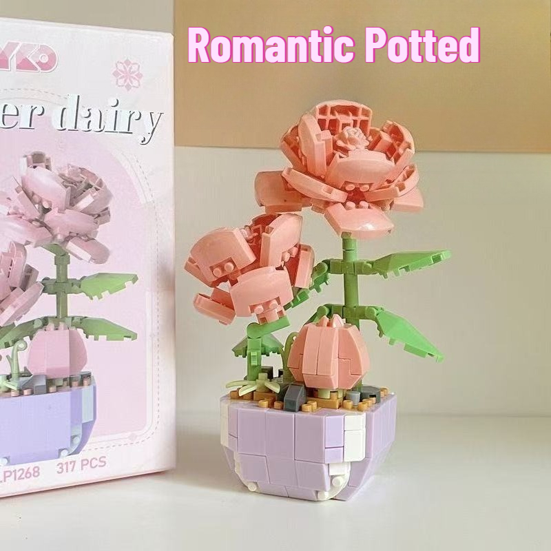 Bonsai Garden Lego Set - Mini blocs de construction de fleurs
