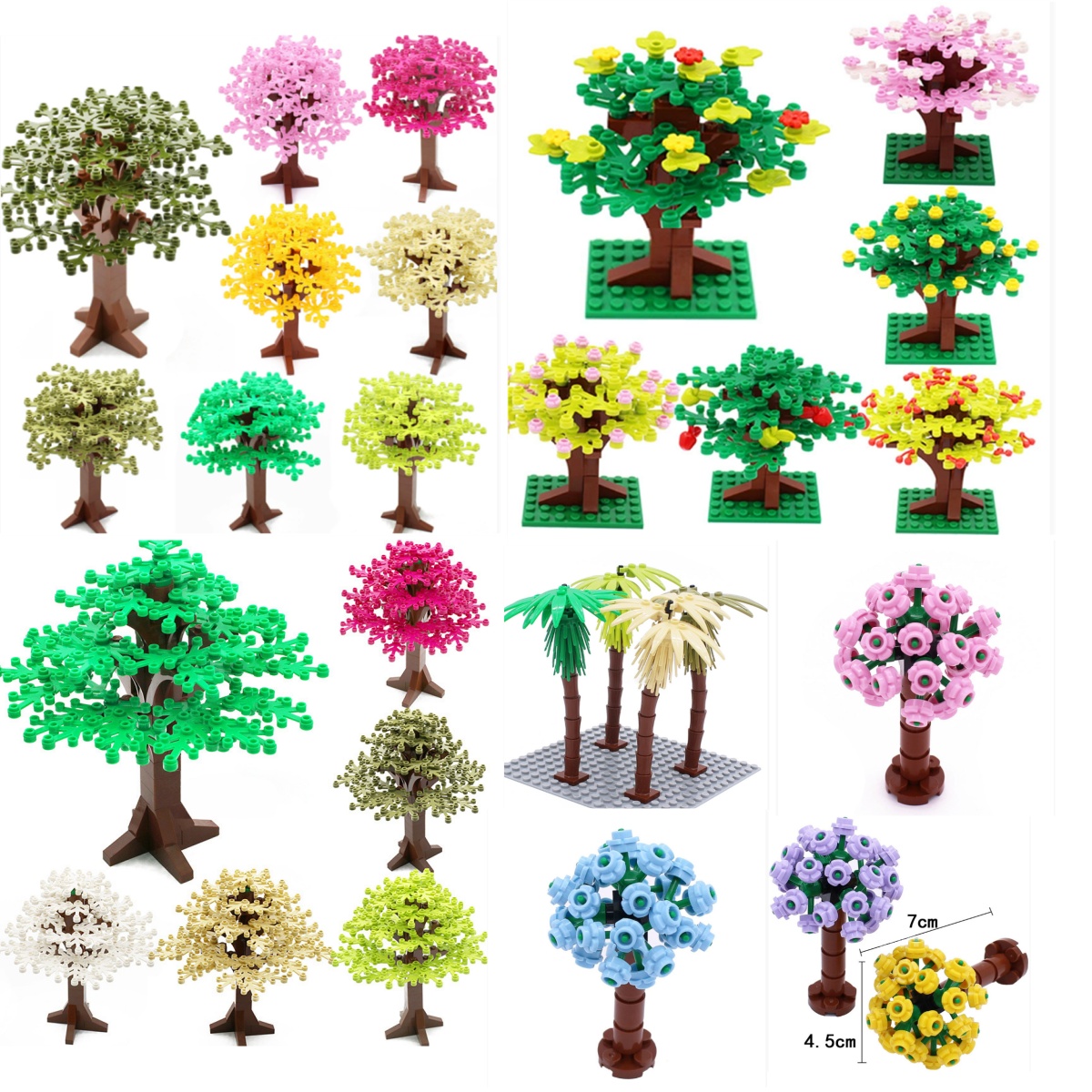 Bonsai Garden Lego Set - Blocs de construction arbre fleur ensembles