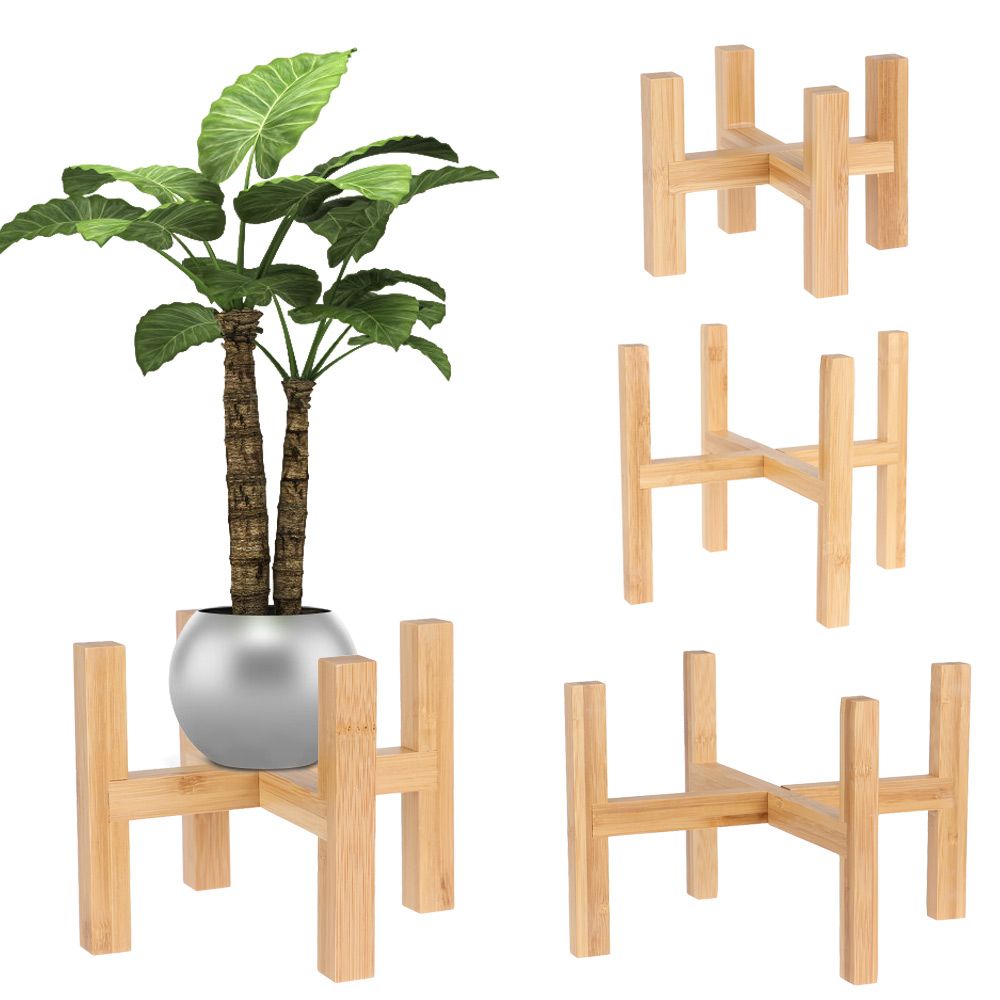 Bonsai Garden Display - Présentoir à bonsaï, plateaux en bambou