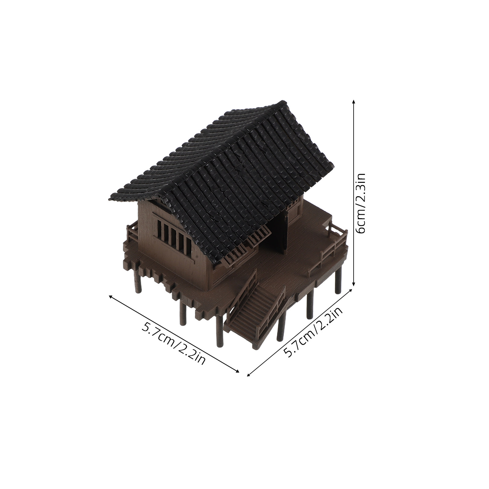 Statue miniature de pavillon c - Bonsai Garden Display avis et prix