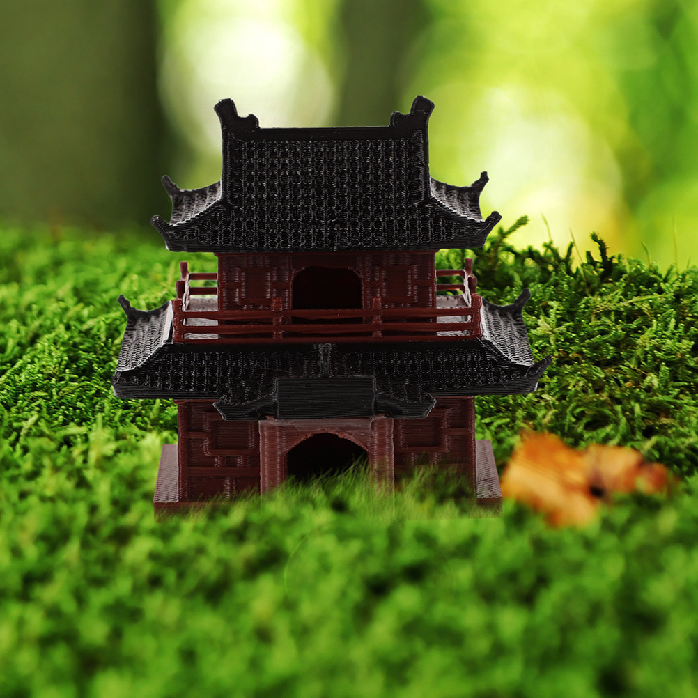 Statue de pagode miniature, or - Bonsai Garden Display avis et prix