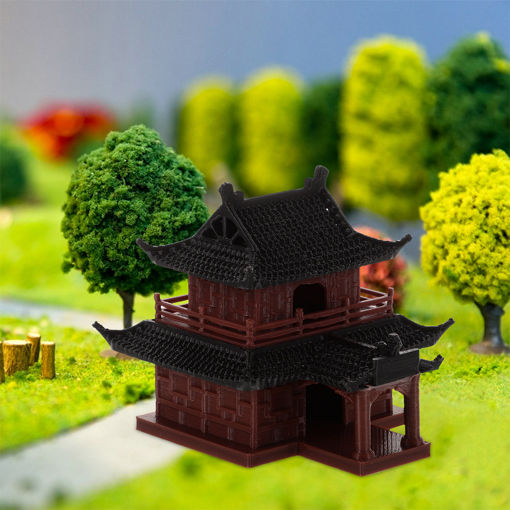 Statue de pagode miniature, or - Bonsai Garden Display avis et prix