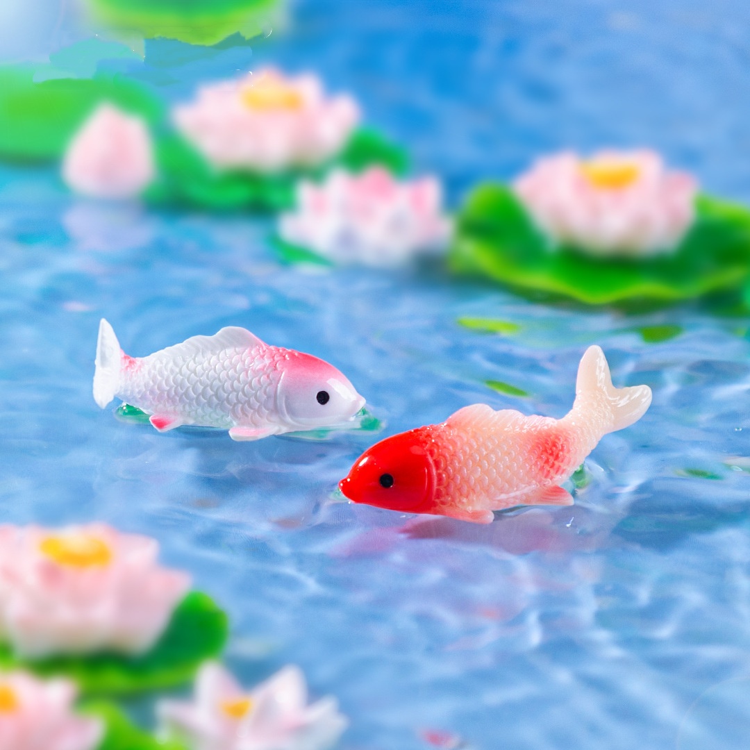 Figurines de poisson rouge en  - Bonsai Gardenia avis et prix